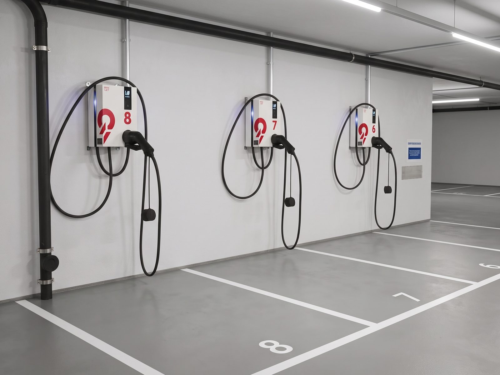 aviavolt-immobilien-titel AVIA VOLT Wallboxen in einer Einstellhalle